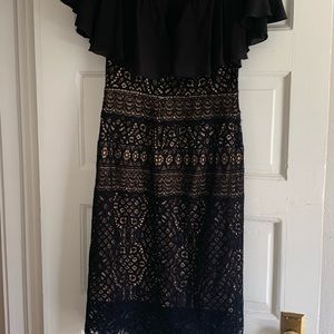 Black cocktail dress